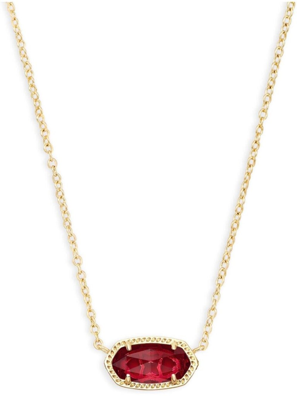 Women's GOLD BERRY CLEAR Curb Scott Elisa Fashion Jewellery Pendant Necklaces